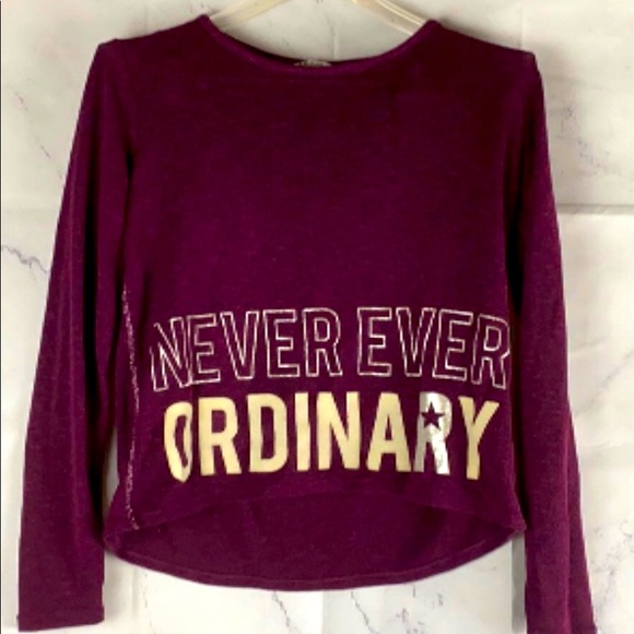 H&M Long Sleeve Graphic Tee Youth 10/12 - Picture 1 of 5